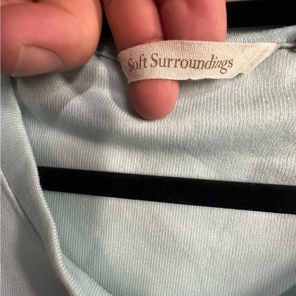 Soft Surroundings Graphic Floral Blouse - Picture 4 of 8